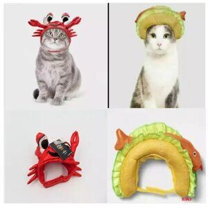 LOT OF 2 Cute Cat Costume - Hyde & EEK! Boutique -new with tags 1 CRAB & 1 TACO